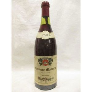 VIN ROUGE chassagne-montrachet paul dugenais (b2) rouge 1978