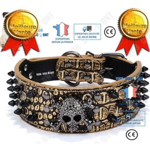 Collier Chien Tete De Mort Cdiscount