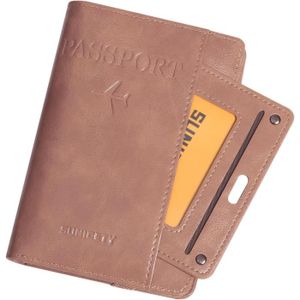 PORTE PAPIERS Pochette Passeport, Passport Cover En Cuir, Portab