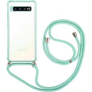 XCYYOO Coque Universel avec Cordon Sangle Dragonne pour Samsung Galaxy Note  10 Plus, Transparent Etui Silicone Sables Mouvants Bling avec Collier