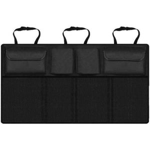 1 PC de si/ège de voiture /à larri/ère du sac de rangement arri/ère Porte-organisateur de coffre Pochette de rangement pour poche Pochette pliable grise. Organisateur de coffre