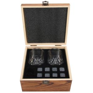 WHISKY BOURBON SCOTCH Hililand Pierres de whisky Whisky Stones Gift Set 