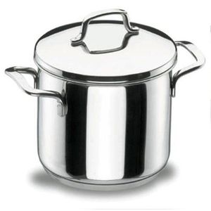 Marmite Traiteur avec Couvercle, Faitout à Induction Inox Marmite à Soupe Marmite 98 L 50x50 cm Acier inoxydable