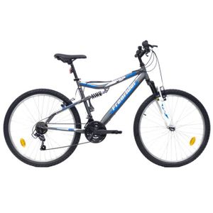 VTT Vélo VTT 26'' Tout suspendu - 18 Vitesses - Shiman