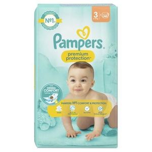 COUCHE LOT DE 3 - PAMPERS - Premium Protection Taille 3 6