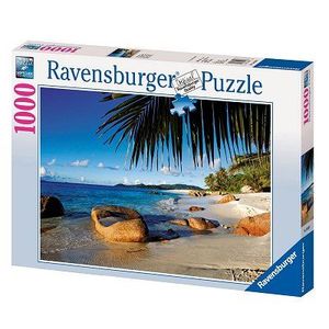 PUZZLE Puzzle 1000 pièces - Derrière les palmiers - RAVENSBURGER - Voyage et cartes - Mixte