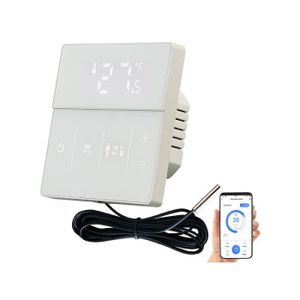 THERMOSTAT D'AMBIANCE Thermostat connecté et intelligent pour chauffage au sol - REVOLT - Blanc