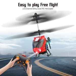 DRONE gift-Jouet d'hélicoptère Rouge télécommandés 24G a