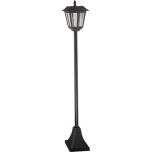 LAMPE DE JARDIN  Lampadaire solaire - SMART GARDEN - Metro - 20 lumens - Noir - 130 x 18 cm