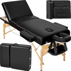 TABLE DE MASSAGE - TABLE DE SOIN TECTAKE Table de massage Portable Pliante à 3 zone