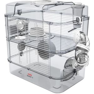 CAGE ZOLUX Cage sur 2 étages pour hamsters, souris et g