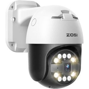 CAMÉRA IP ZOSI C296 5MP Caméra de Surveillance Extérieure PoE, Caméra IP Étanche IP66 avec Détection IA, Audio Bidirectionnel