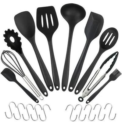 Culinary Couture Lot De 6 Ustensiles De Cuisine Bleus En Acier