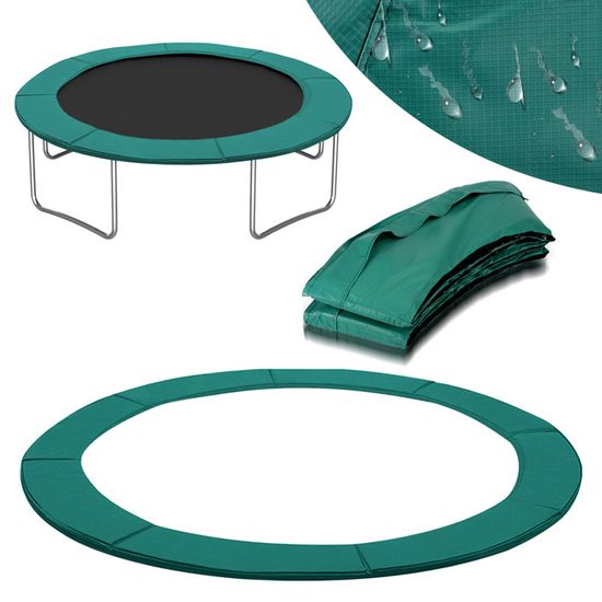 Housse De Protection Pour Trampoline - Imperméable, Anti-UV - Tailles 240 à 430 Cm - Filet Aéré, Résistant Aux Déchirures