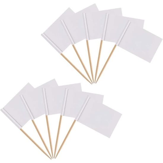 Lot De 50 Panneaux Buffet Fromage Blanc - Étiquettes Alimentaires Pour Fêtes Et Décoration Gâteaux