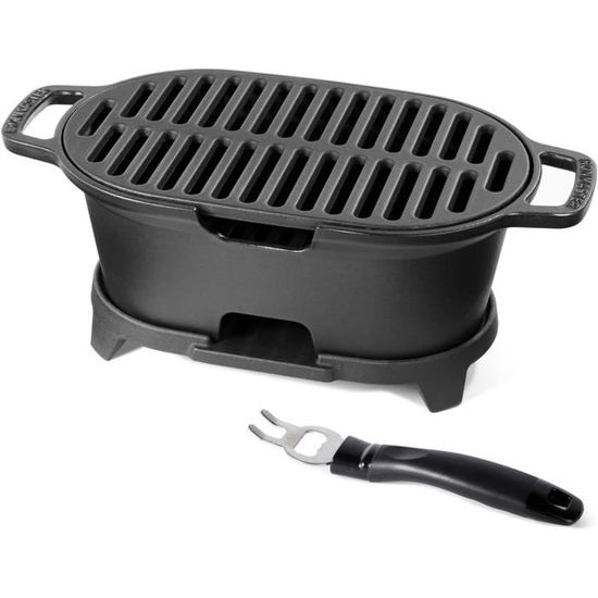 Barbecue Camping Kibun – Compact, Pliable, 2 Grilles, Jusqu'à 5 Personnes