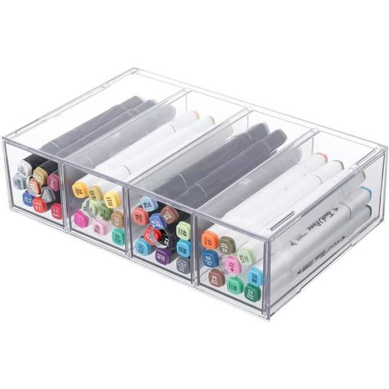 Organiseur De Bureau Maped Maxi Office - Noir/bleu - 78% Plastique Recyclé - Porte-accessoires, Courrier, Crayons - 10