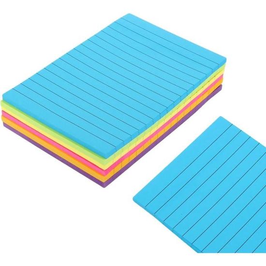 Fiches Bristol ZOBMIO – 300 Cartes Flash Colorées Pour Le Bureau, L’école Ou Les Présentations Pro