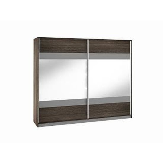 Armoire 2 Portes Coulissant5 L 240 Cm Modele Greta Achat Vente