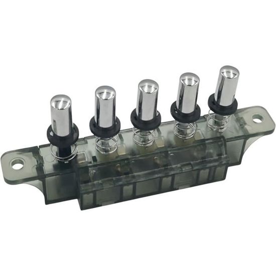 Interrupteur Bouton-poussoir Pour Hotte De Cuisine - Universel Noir - En PP - Neuf - Remplacement Facile