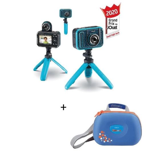 VTECH Kidizoom Video Studio HD + Sacoche Kidizoom bleue Cdiscount Jeux Jouets