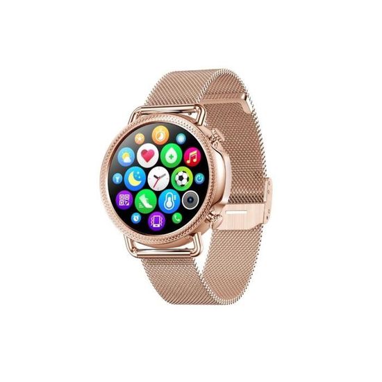 EKO Montre connect e EKO Select Or Rose bracelet milanais