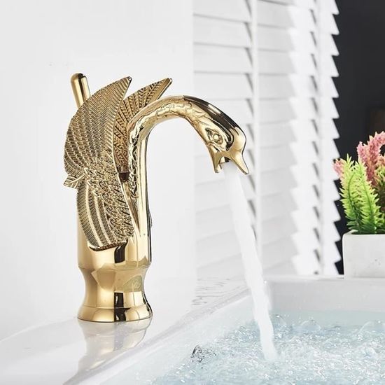 Robinet Salle De Bain Cascade Mitigeur De Lavabo Haut Robinetterie Pour