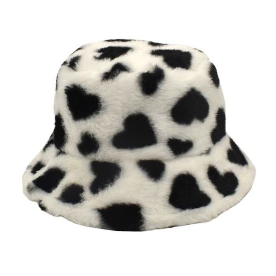 Chapeau De Pêcheur En Fausse Fourrure Pour Femme - Hiver, Décontracté - Neuf Avec étiquettes - Taille 31x20cm
