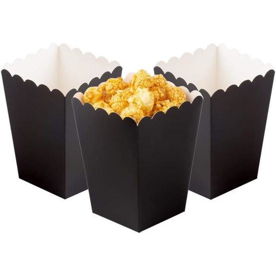 12 Pièces Boîtes À PopCorn, Popcorn Carton,Carton Pop Corn Conteneur