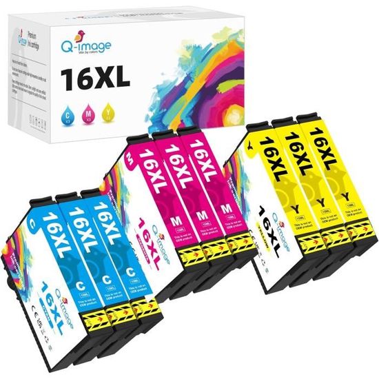 Pack De 10 Cartouche D'Encre Compatible Pour Epson 16 Xl 16Xl T1631