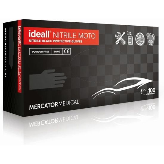 Boite Gants Mercator Gogrip Gants Nitrile Orange Taille Xl 50