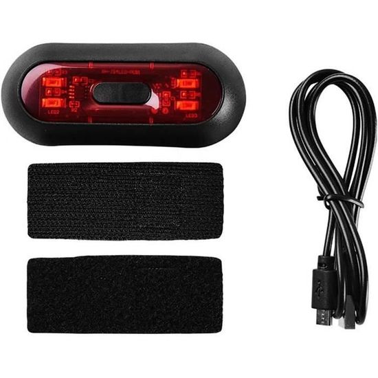 Feu Arrière LED Pour Vélo électrique - Fonctionne De 6V à 60V, Visible Et étanche