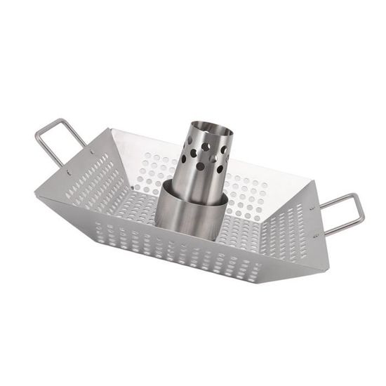 Support à Rôtir Poulet Vertical Pour Canette De Bière - En Acier Inoxydable Avec Bac Récupérateur | Pour Barbecue, Four, Camping