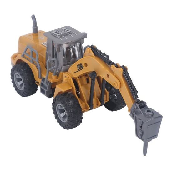 Jouet Pelleteuse Et Camion De Chantier - Véhicule De Simulation En Plastique Pour Enfants - Pour Garçons Et Filles