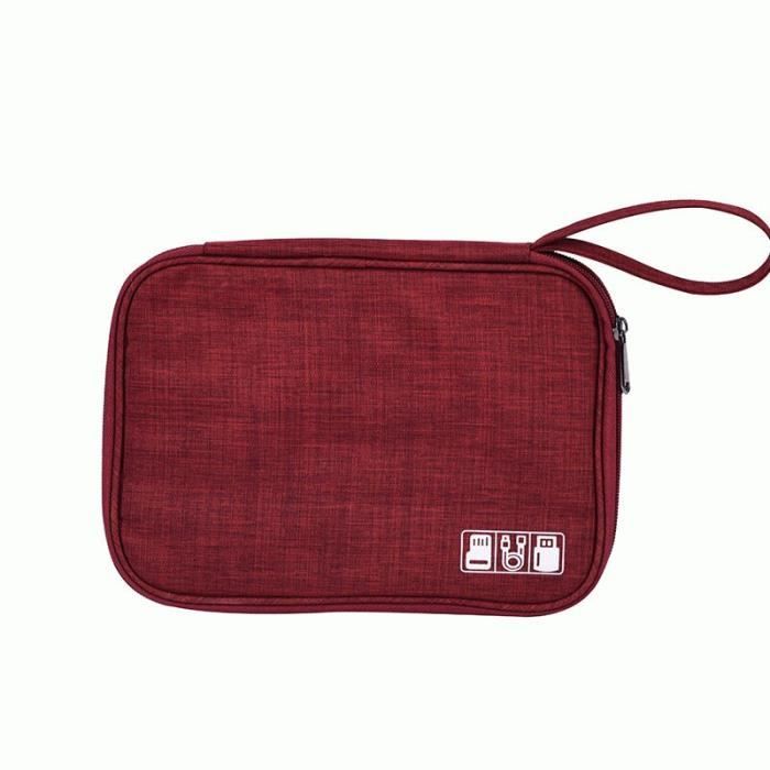 Organisateur De Câbles De Voyage (PVC) - Sac De Rangement Pour écouteurs Et Chargeurs