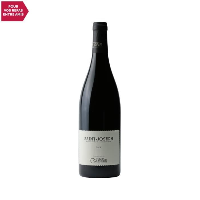 Saint-Joseph Cuvée Domaine Rouge 2019 - 75cl - Domaine Courbis - Vin AOC Rouge de la Vallée du Rhône - Cépage Syrah