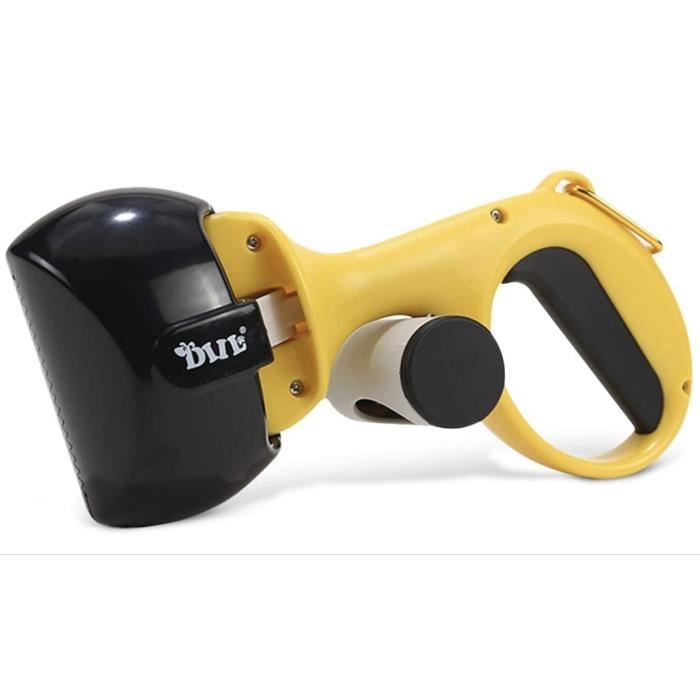 Mobukia Pince ramasse crotte Chien Pelle a crotte pour Chien Pince excréments Pooper Scooper avec Distributeur de Sac à déchets