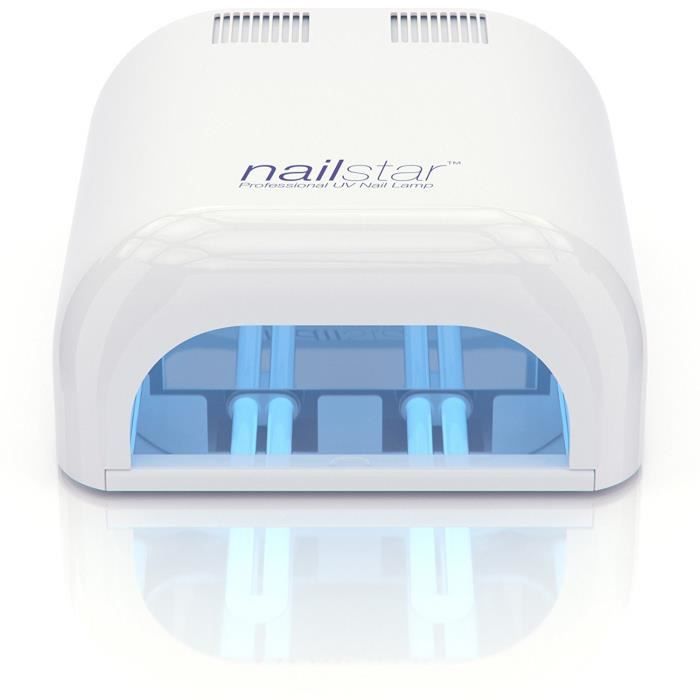 NailStar Lampe Sèche-ongles à UV Professionnelle 36 Watt, Manucure et Pédicure, Laque, Shellac, Gel, Vernis - Minuterie 120s et 180s