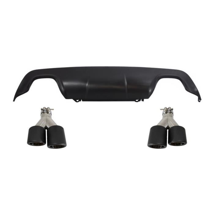 Diffuseur & Échappement Bouts Silencieux pour BMW E60 E61 03-10 Sport MTech Look