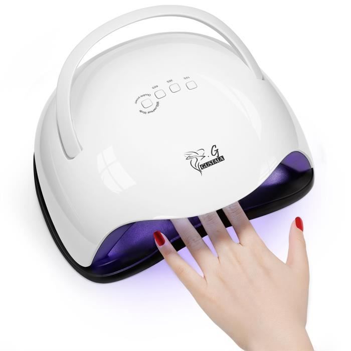 Stock en France Gustala SUN X5 LED UV 48/54W Nail Dryer Gel Polish Lampe de polymérisation intelligente