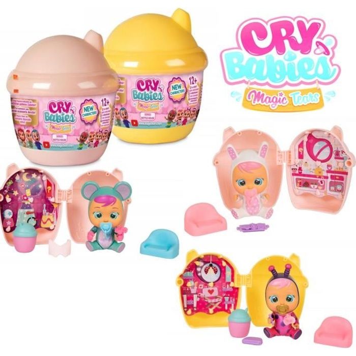 Poupée avec maison MIX Cry Babies Mini Dolls House Series 3 IMC097629