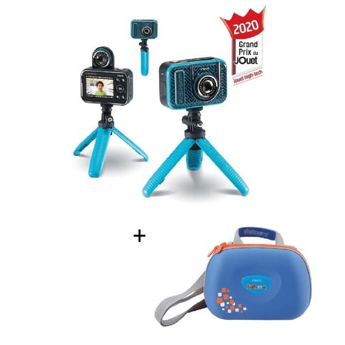 VTECH - Kidizoom Video Studio HD + Sacoche Kidizoom bleue