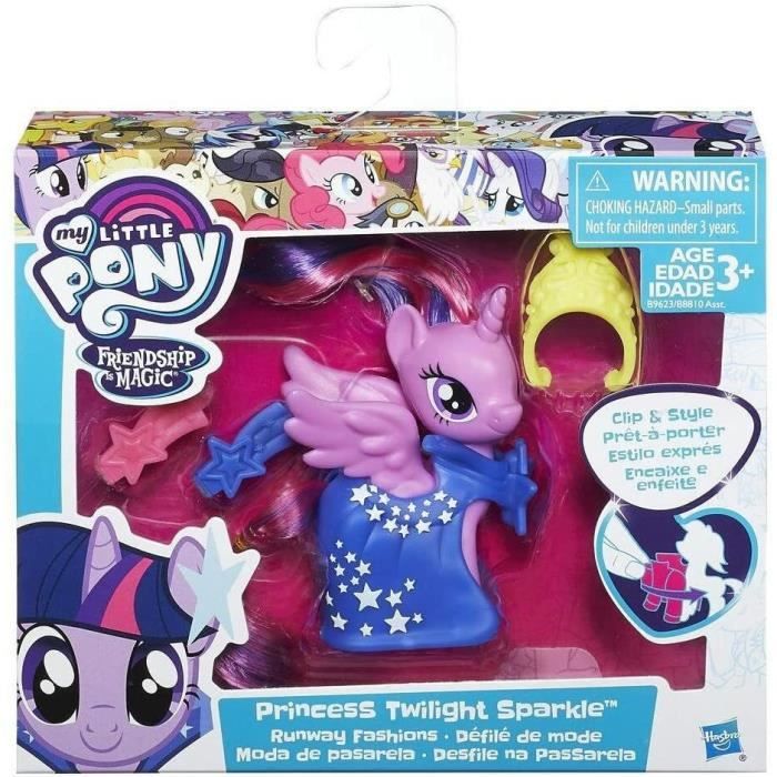 Figurine My Little Pony : Tenue pour le défilé : Twilight Sparkle aille Unique Coloris Unique