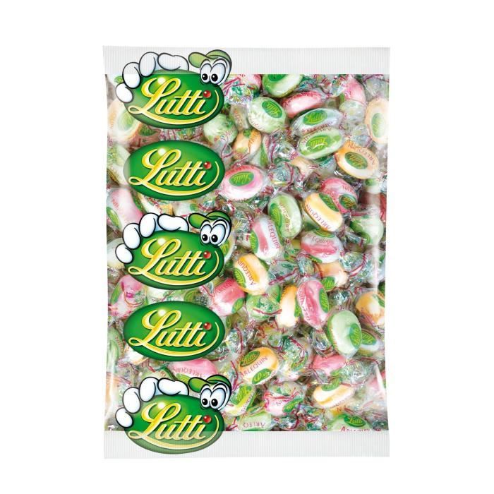 LUTTI Bonbons acidulés Arlequin Cocktail - 3 kg