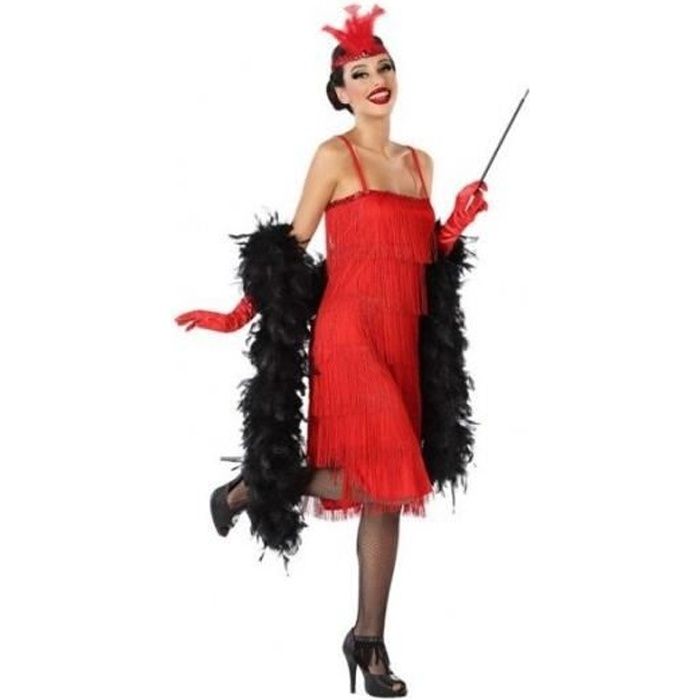 Déguisement Charleston Rouge pour Femme