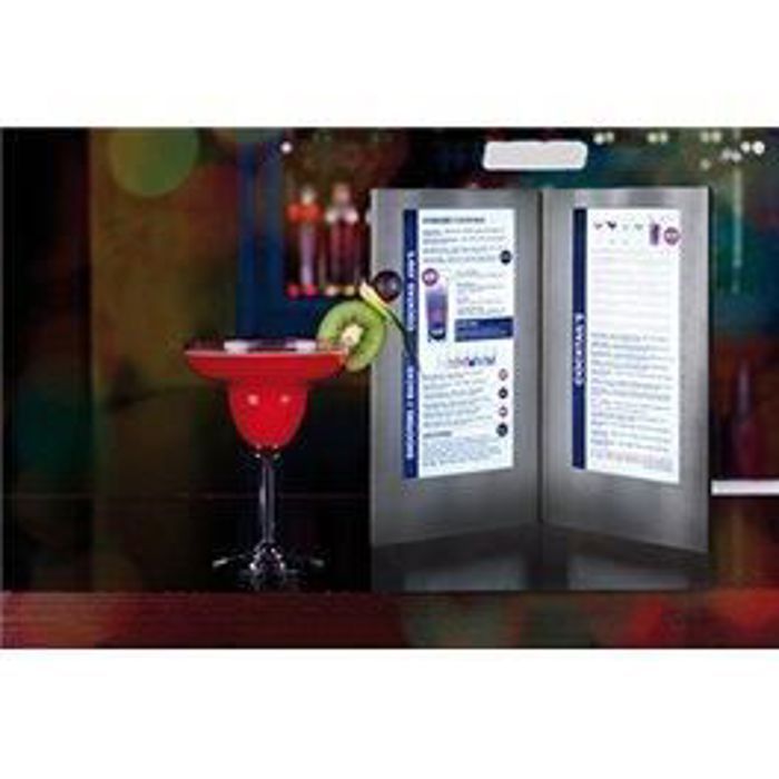 Protège menu LED Long - Argent