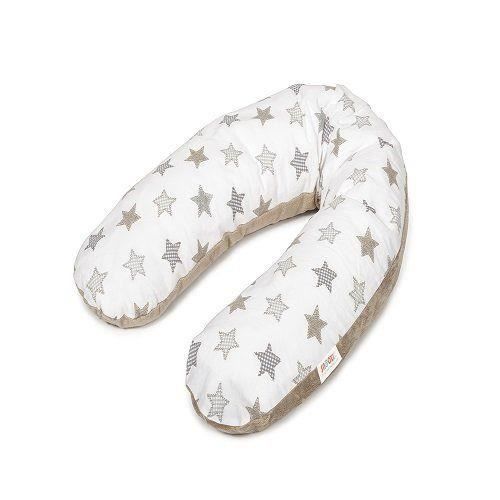 Snoozzz Coussin d`Allaitement Stars, Taupe