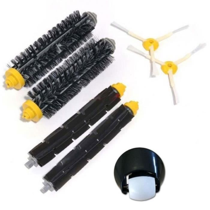 Assemblage De Roulette De Roue Avant et Ensemble De Brosse pour Roomba 500 600 700 Série 560 580 620 650 760 770 780 790