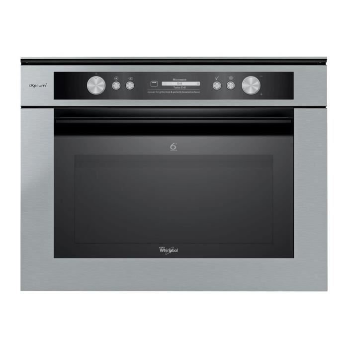 Whirlpool Fusion AMW 836-IXL Four micro-ondes combiné grill intégrable 40 litres 900 Watt inox