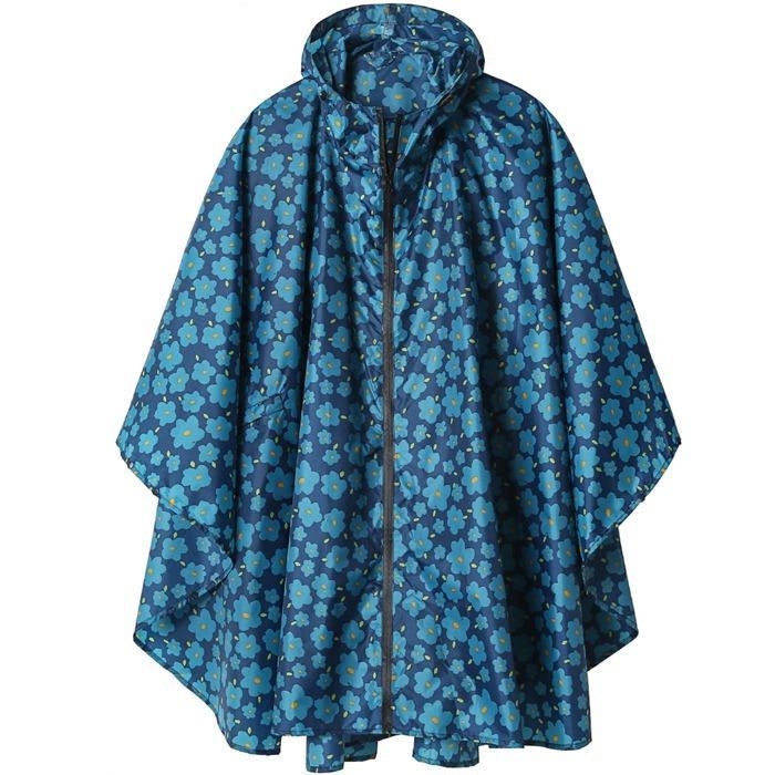 Poncho De Pluie à Capuche Avec Fermeture Éclair Et Poche - Imperméable Pour Homme Et Femme
